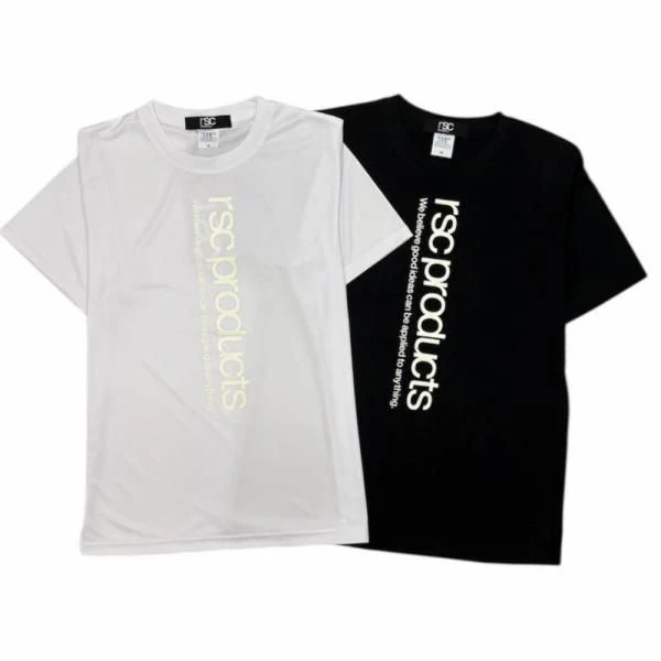 rsc products | RSC LINE LOGO 夜光 短袖 運動 吸汗 速乾 透氣 抗皺 黑底 白字 M號
