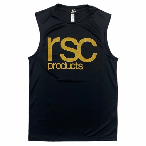 RSC logo 無袖 黑金 L號